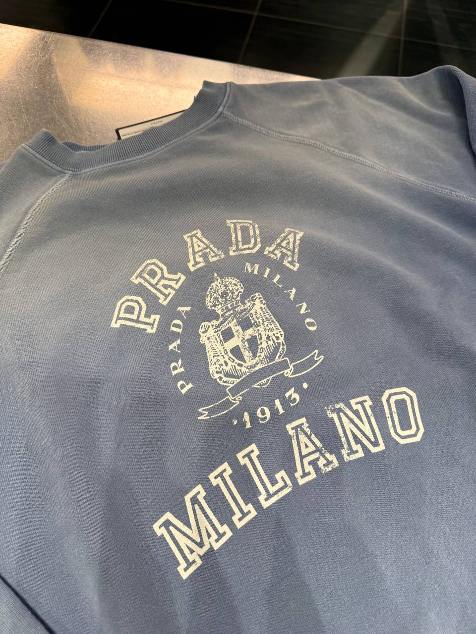 Свитшот хлопковый Prada Prada Outlet