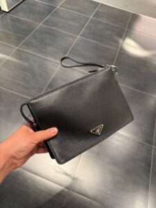 Клатч кожаный Prada Prada Outlet