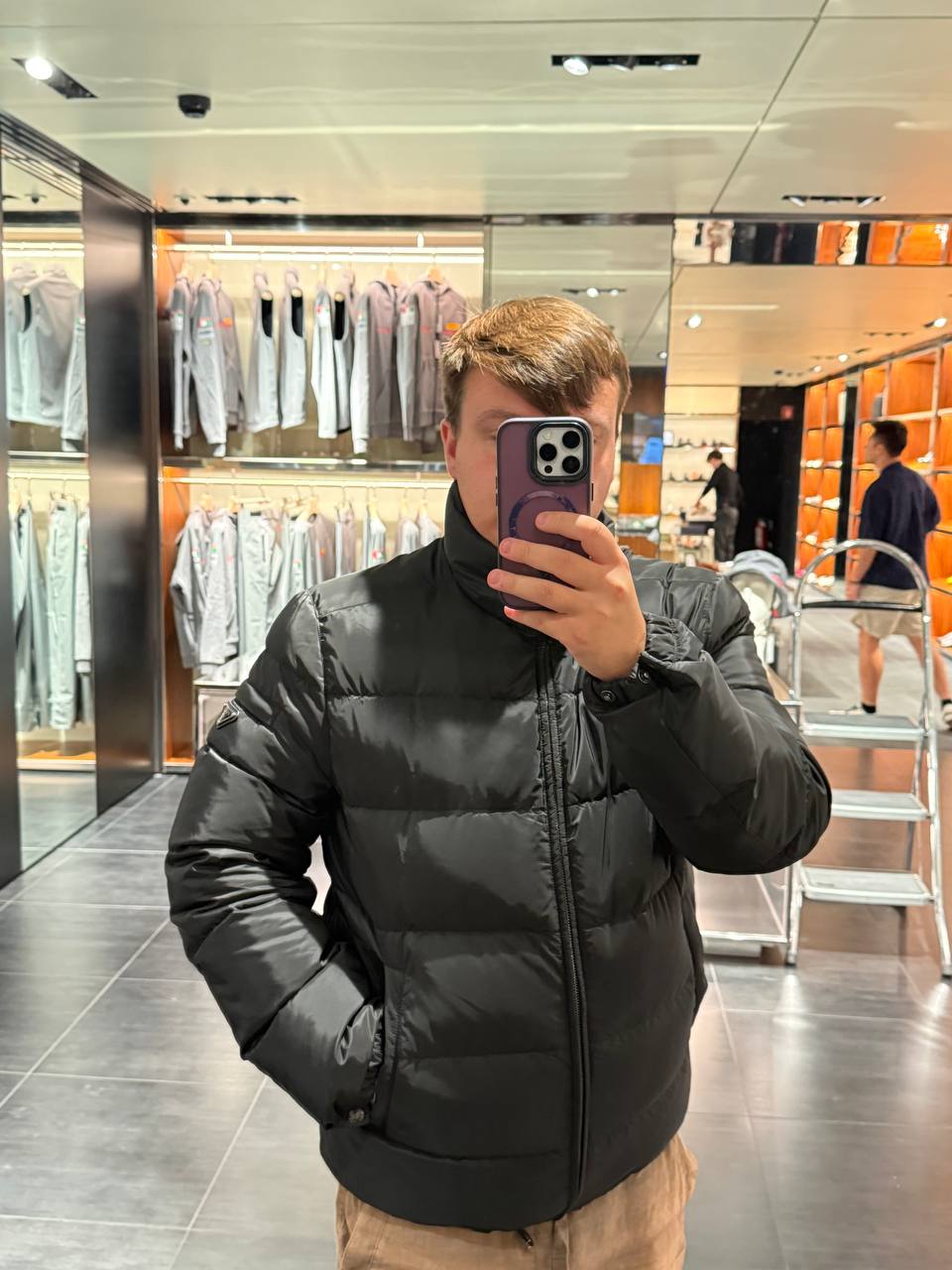 Пуховик мужской Prada Prada Outlet