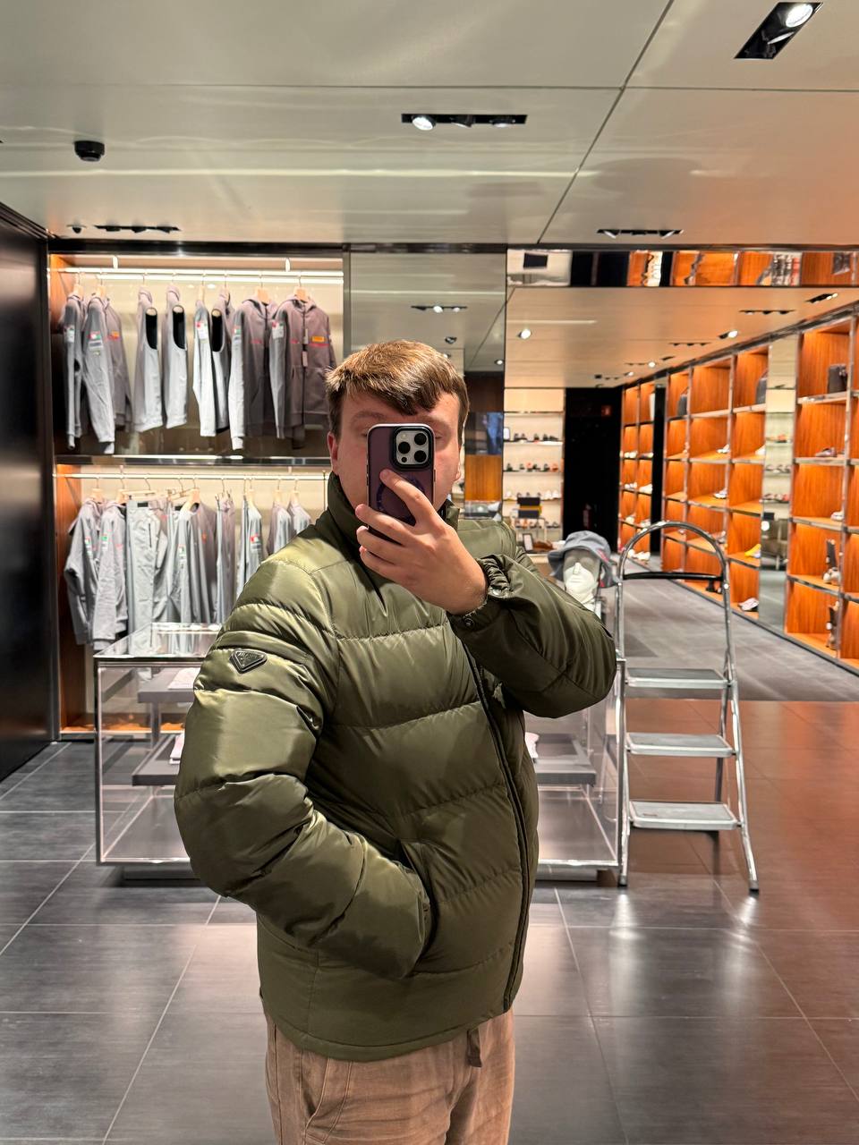 Пуховик мужской Prada Prada Outlet 2