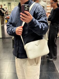Кожаная сумка Prada Bandoliera Prada