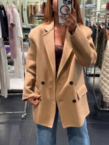 Двубортное пальто Prada Prada Outlet