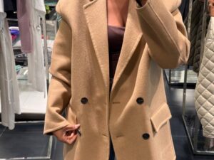Двубортное пальто Prada Prada Outlet