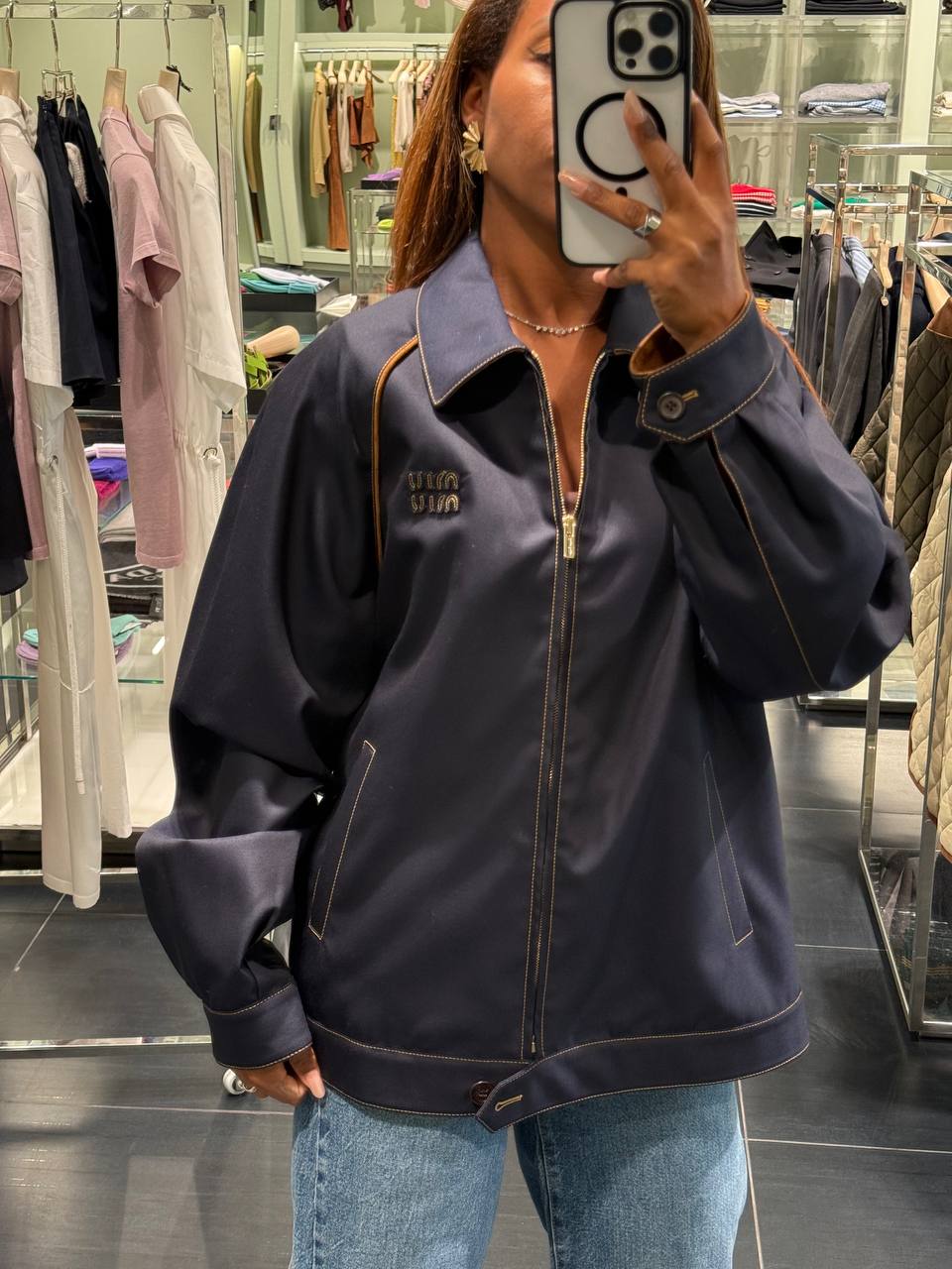 Куртка Miu Miu Batavia Prada