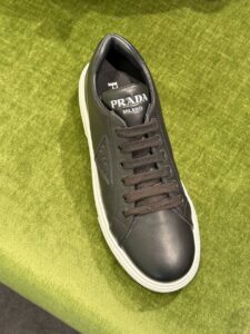 Кожаные кеды Prada Prada Outlet