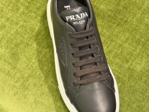 Кожаные кеды Prada Prada Outlet