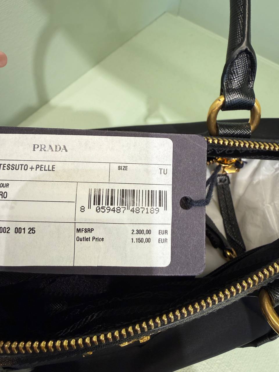 Сумка Prada Tessuto Prada Outlet