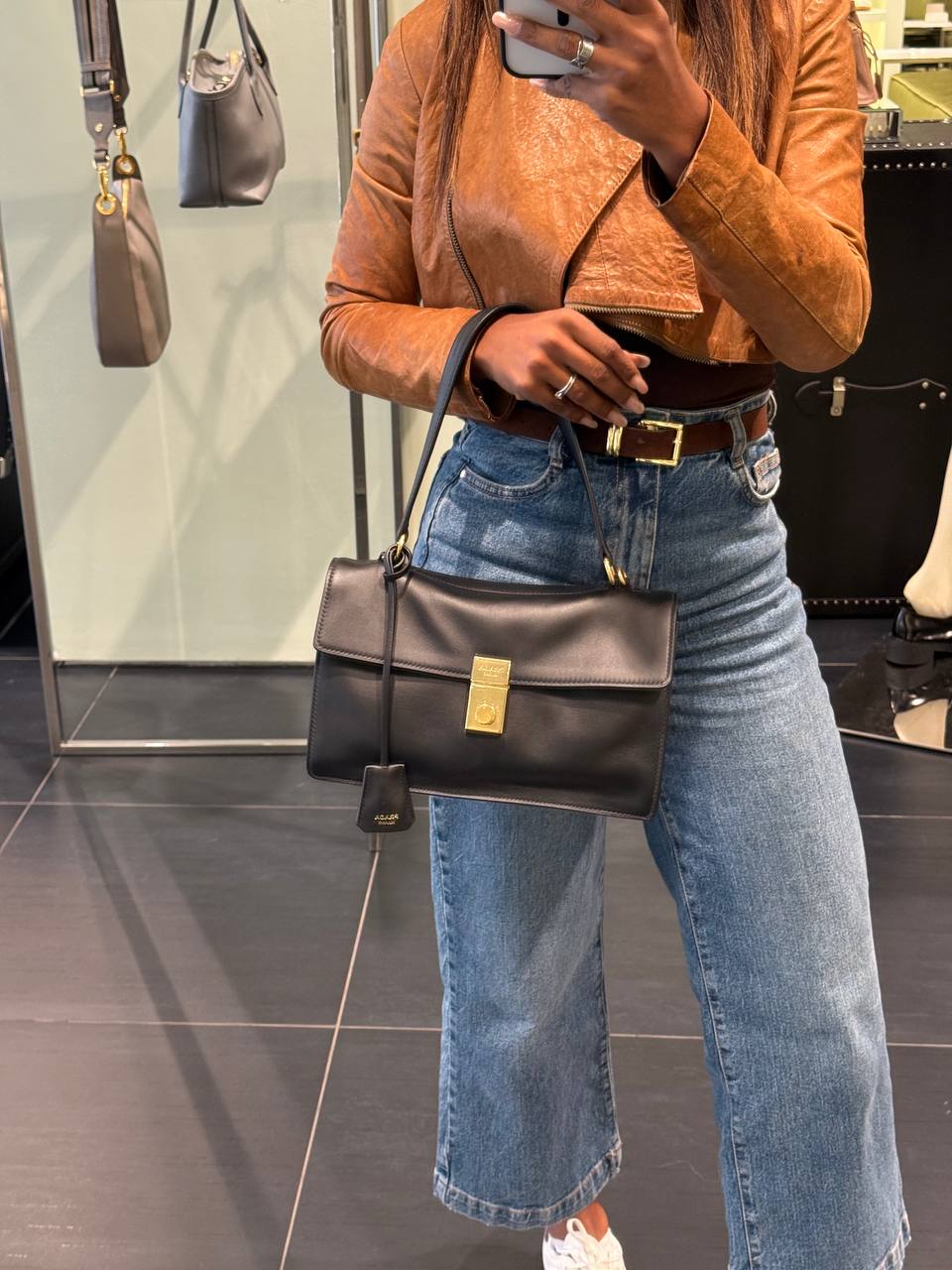 Кожаная сумка Prada Prada Outlet