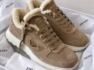 Кроссовки замшевые Prada Prada Outlet