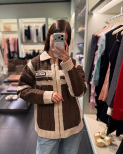 Кардиган на молнии Miu Miu