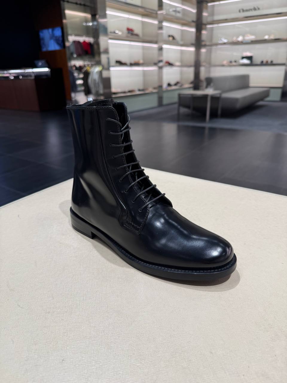 Ботинки женские Prada Spazzolato Prada