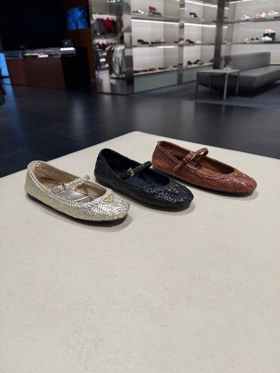 Балетки Prada Naplak Prada Outlet