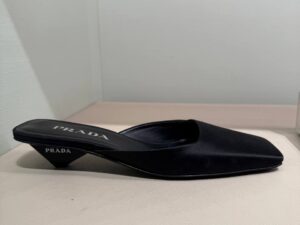 Мюли Prada из сатина Prada