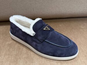 Лоферы замшевые Prada Prada Outlet