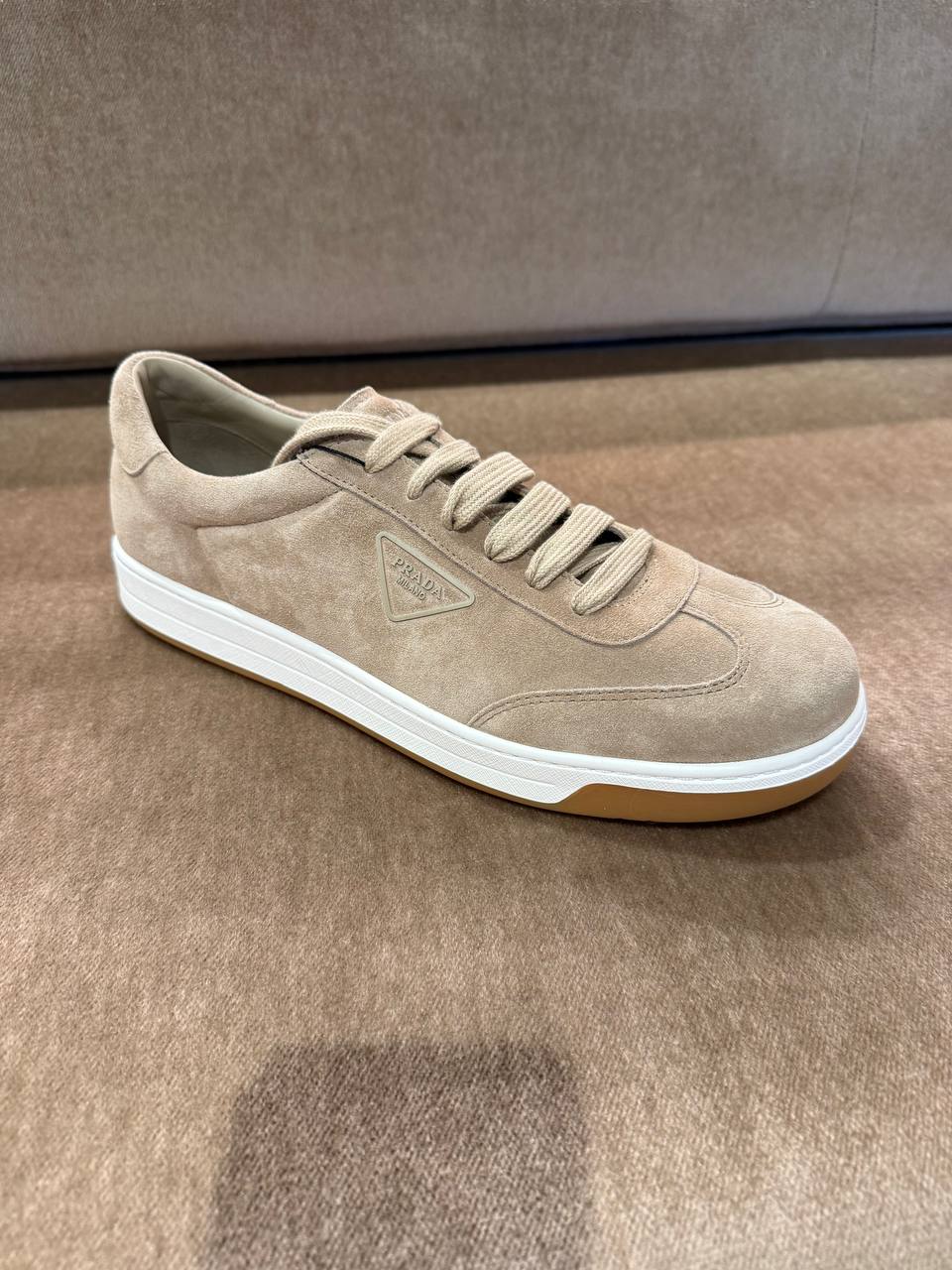 Кеды замшевые Prada Prada Outlet