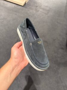 Лоферы замшевые Prada Prada Outlet 2