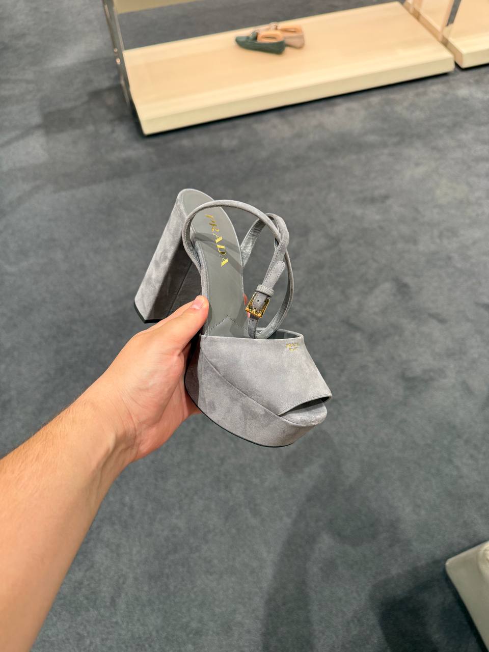 Босоножки Prada на платформе Prada