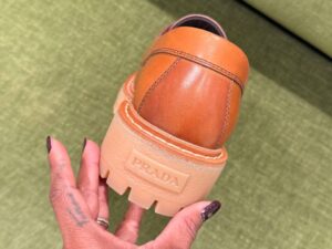 Кожаные дерби Prada Prada Outlet