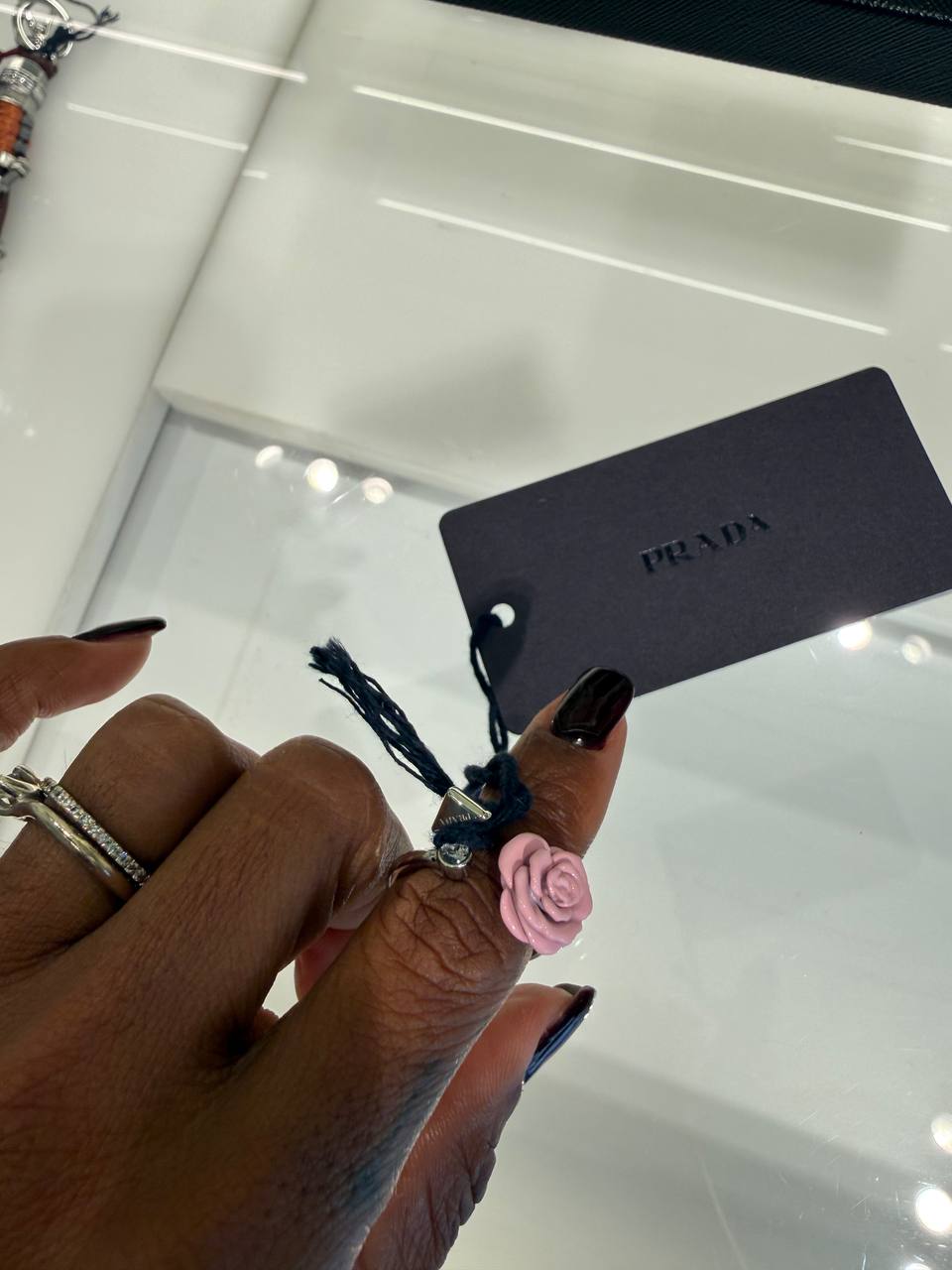 Кольцо с розой Prada Prada
