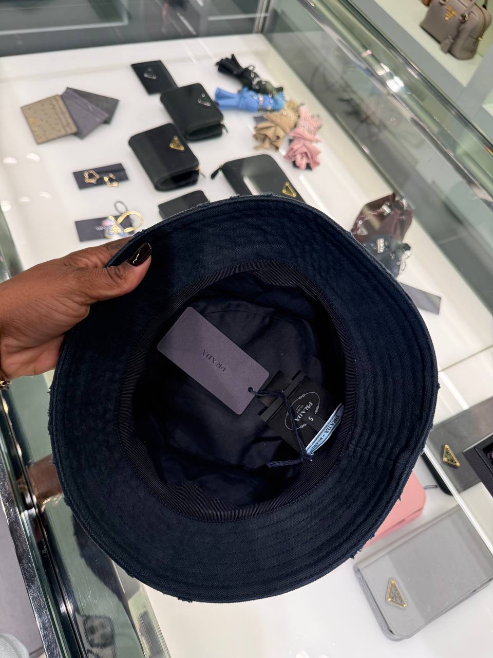 Панама Prada из денима Prada