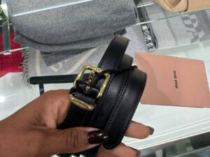 Кожаный ремень Miu Miu Prada