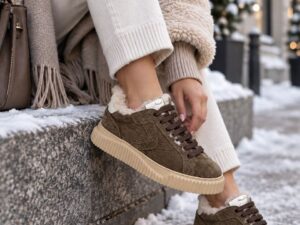 Кеды утепленные Voile Blanche Mix