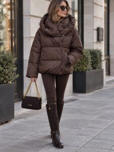Пуховик женский Michael Kors Mix