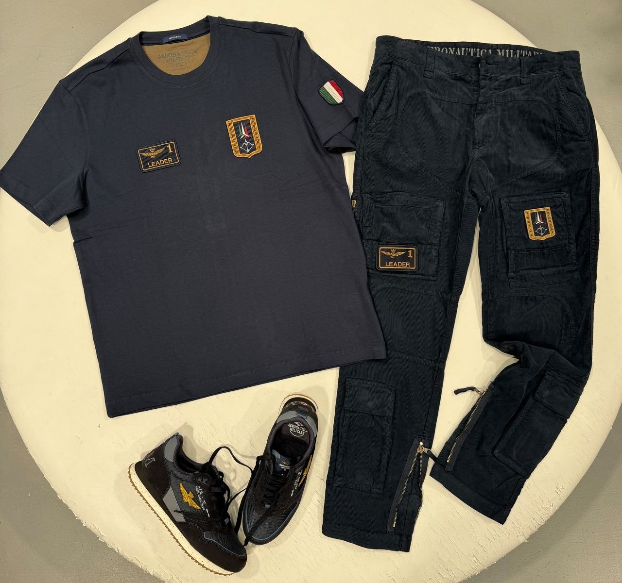 Брюки карго Aeronautica Militare Mix