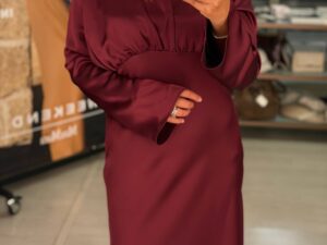 Шелковистое платье макси MaxMara