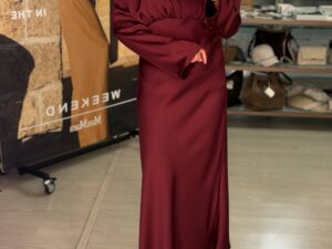 Шелковистое платье макси MaxMara