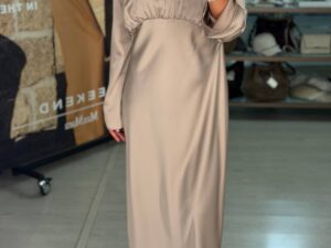 Атласное платье макси MaxMara — фото 1 Атласное платье макси MaxMara