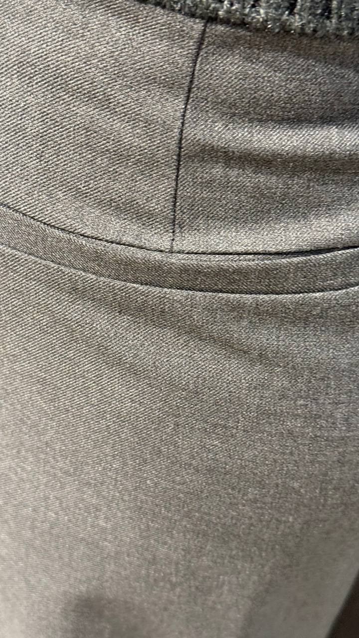 Брюки широкие серые MaxMara