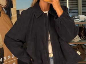 Замшевая куртка Weekend Max MaxMara — фото 1 Замшевая куртка Weekend Max MaxMara
