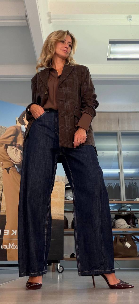 Жакет женский в клетку MaxMara