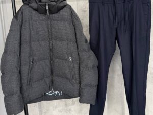 Пуховик мужской с капюшоном MaxMara