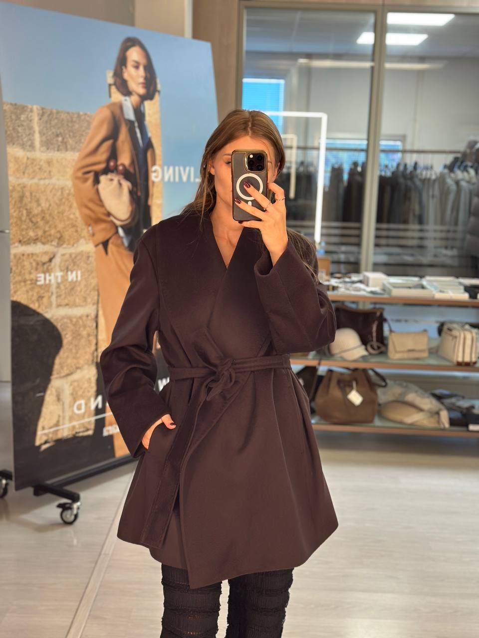 Пальто шерстяное Marina Rinaldi MaxMara