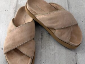 Шлепанцы замшевые Fabiana Filippi MaxMara