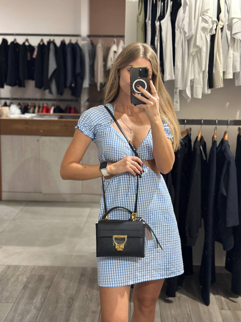 Кожаная сумка Coccinelle 2 MaxMara