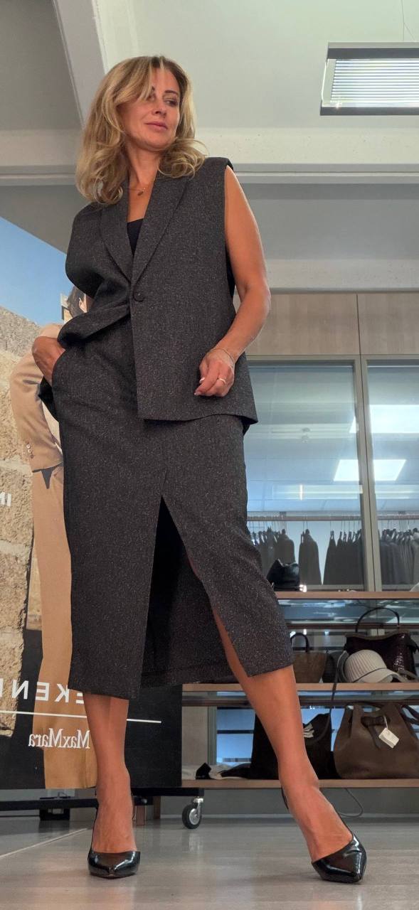 Классический жилет с лацканами MaxMara