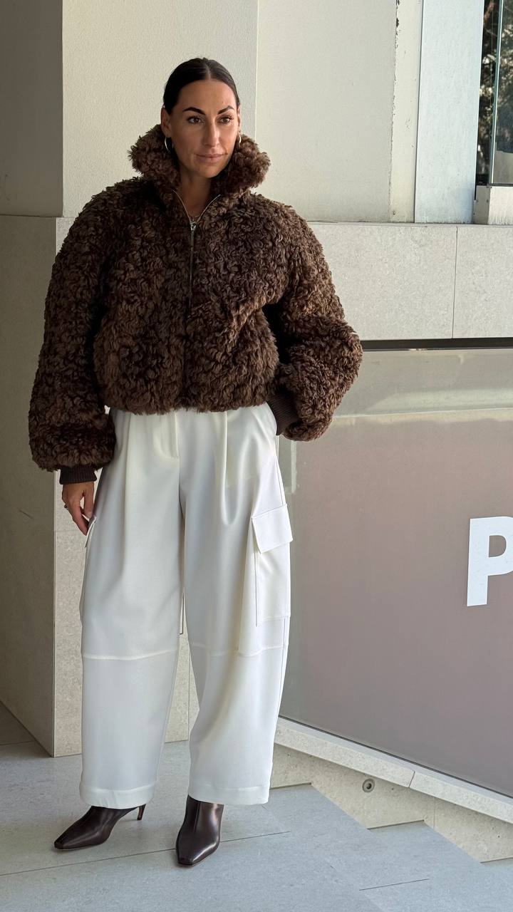 Куртка из экомеха MaxMara