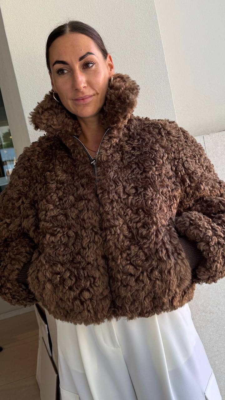 Куртка из экомеха MaxMara