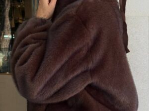 Куртка-бомбер из экомеха MaxMara