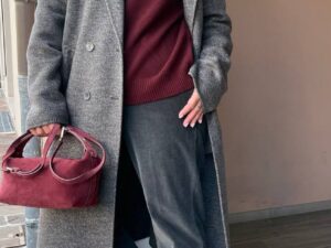 Джемпер женский бордовый MaxMara — фото 1 Джемпер женский бордовый MaxMara