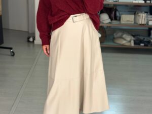 Юбка миди из экокожи MaxMara