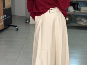 Юбка миди из экокожи MaxMara