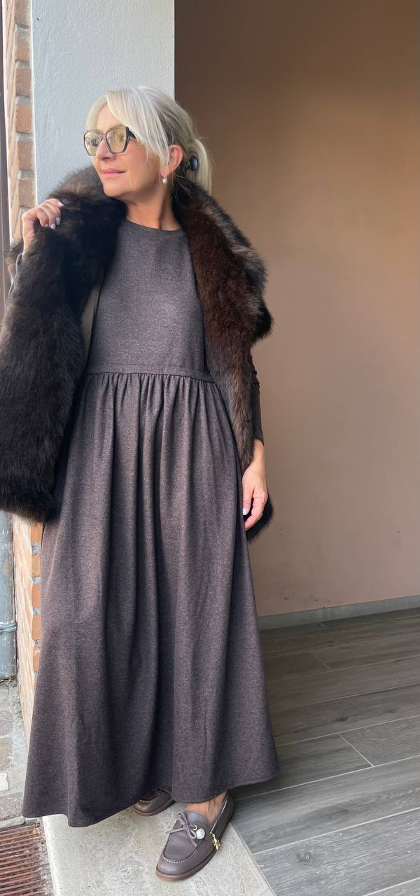 Платье трикотажное макси MaxMara