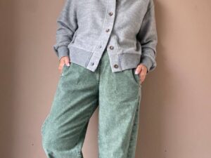 Кардиган-бомбер женский серый MaxMara
