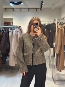Твидовый жакет Weekend Max MaxMara