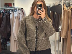 Твидовый жакет Weekend Max MaxMara