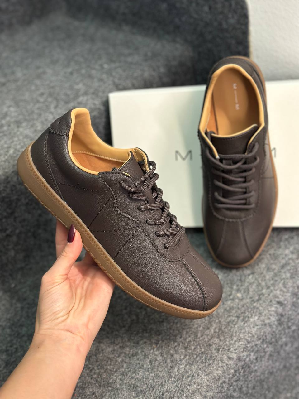 Кожаные кеды Max Mara MaxMara
